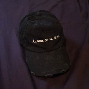 Happy To Be Here Baseball Cap